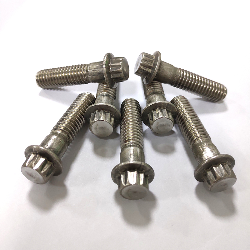 Steel straight tooth screw